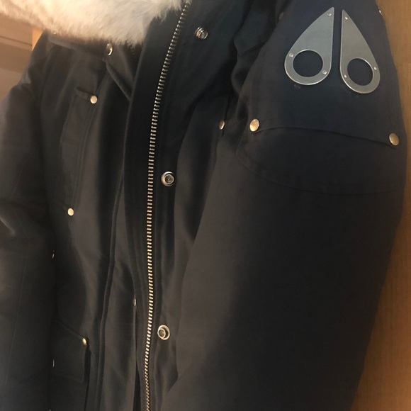 I am selling a Moose knuckles jacket-white fur - Picture 2 of 5